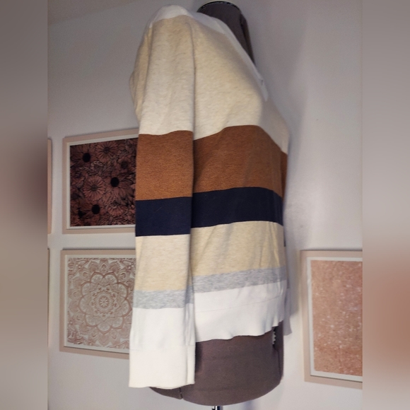 Cotton striped sweater,  EUC, size medium,  Tommy Hilfiger - Picture 7 of 8